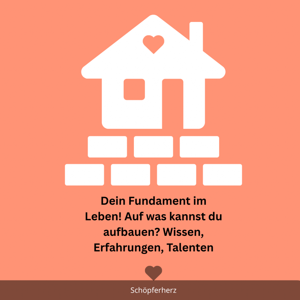 Ein Haus mit einem Fundament 
