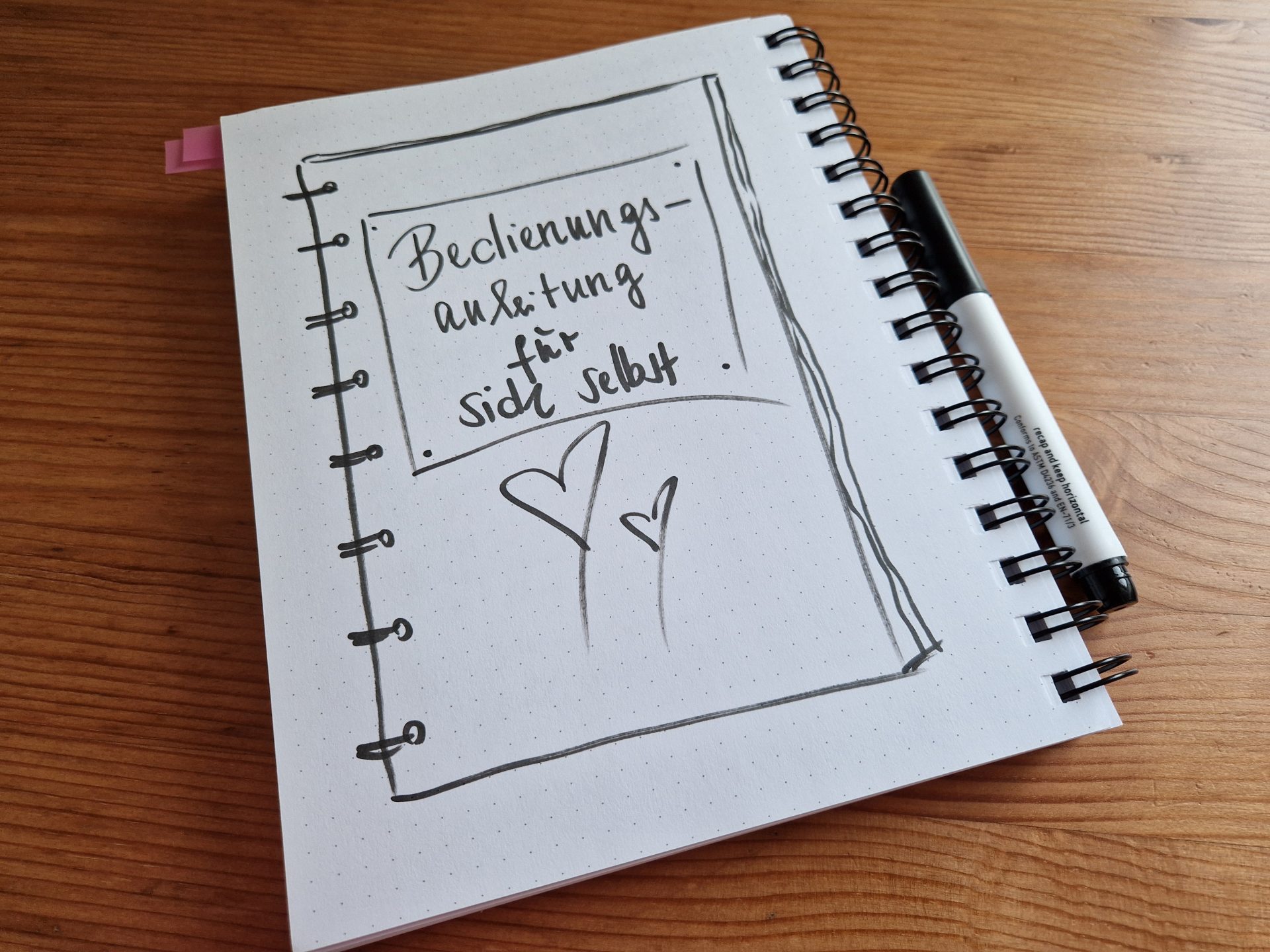 Bedienungsanleitung für sich selbst