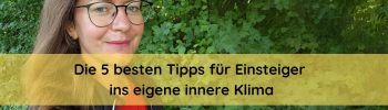 Selfie mit Natur im Hintergrund